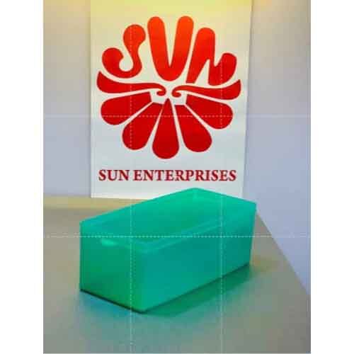 Green Plastic Medicine Storage Bin