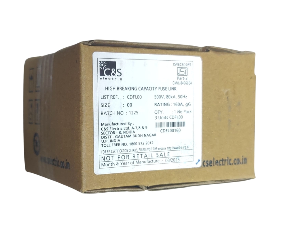 C&S FUSE CDFL00 160A