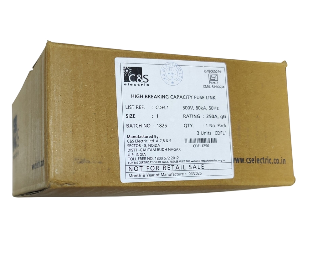 C&s Fuse Cdfl01 250a - Automation Grade: No