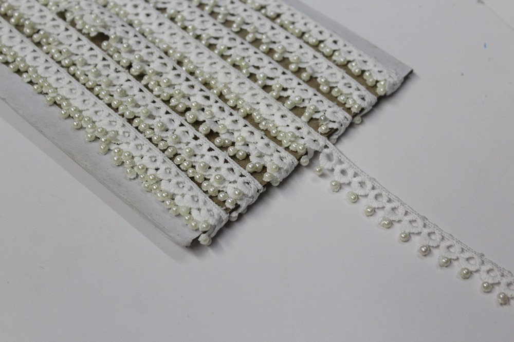 Jhalar Polyester Lace - Color: Wiht