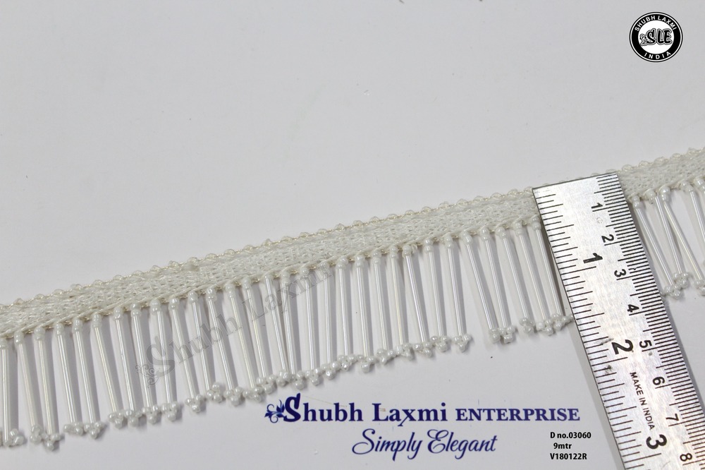 Silver Pipe Latkan Lace