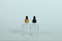 30ML CLEAR RECTANGLE GLASS BOTTLE
