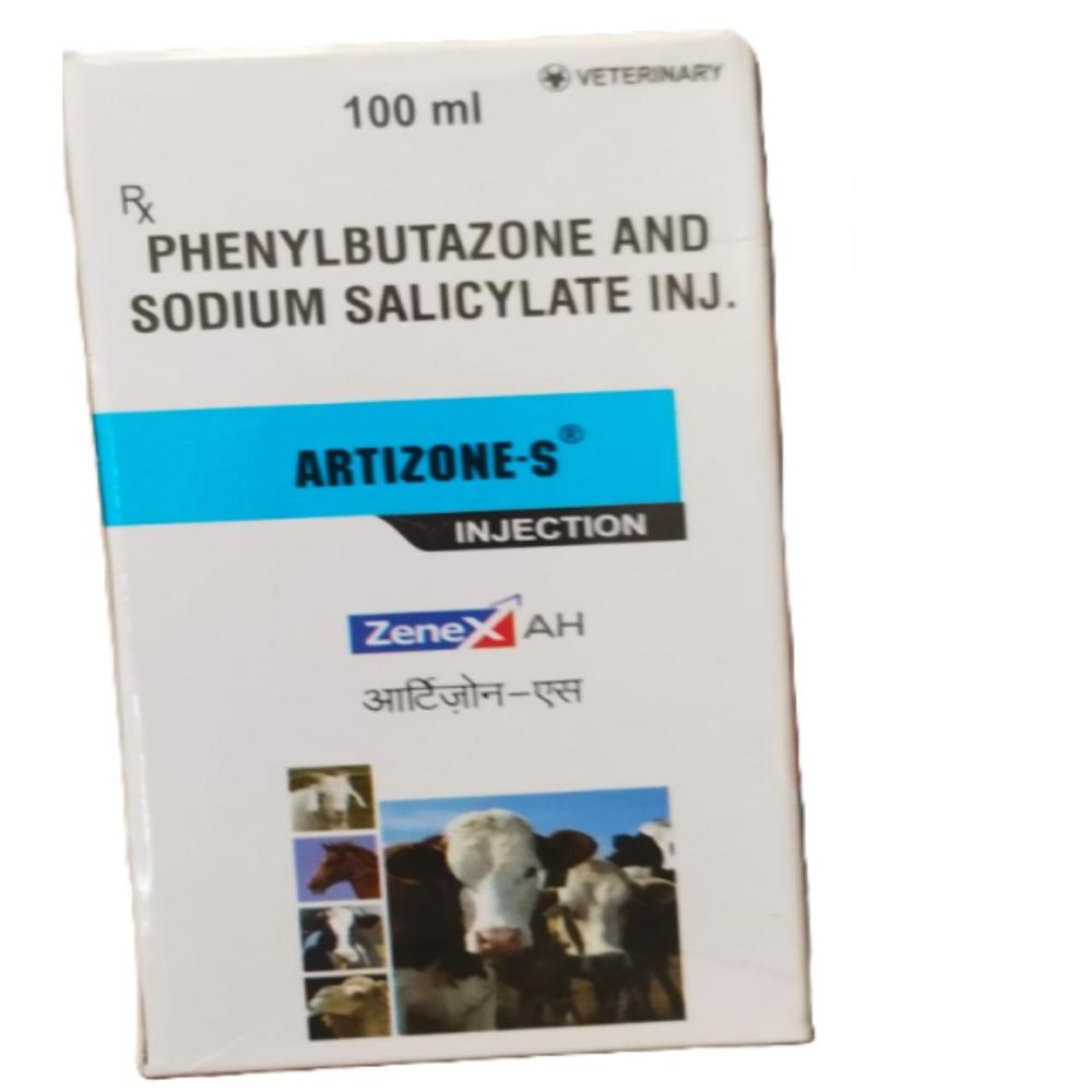 Artizone-S Phenylbutazone and Sodium Salicylate 100ml Injection