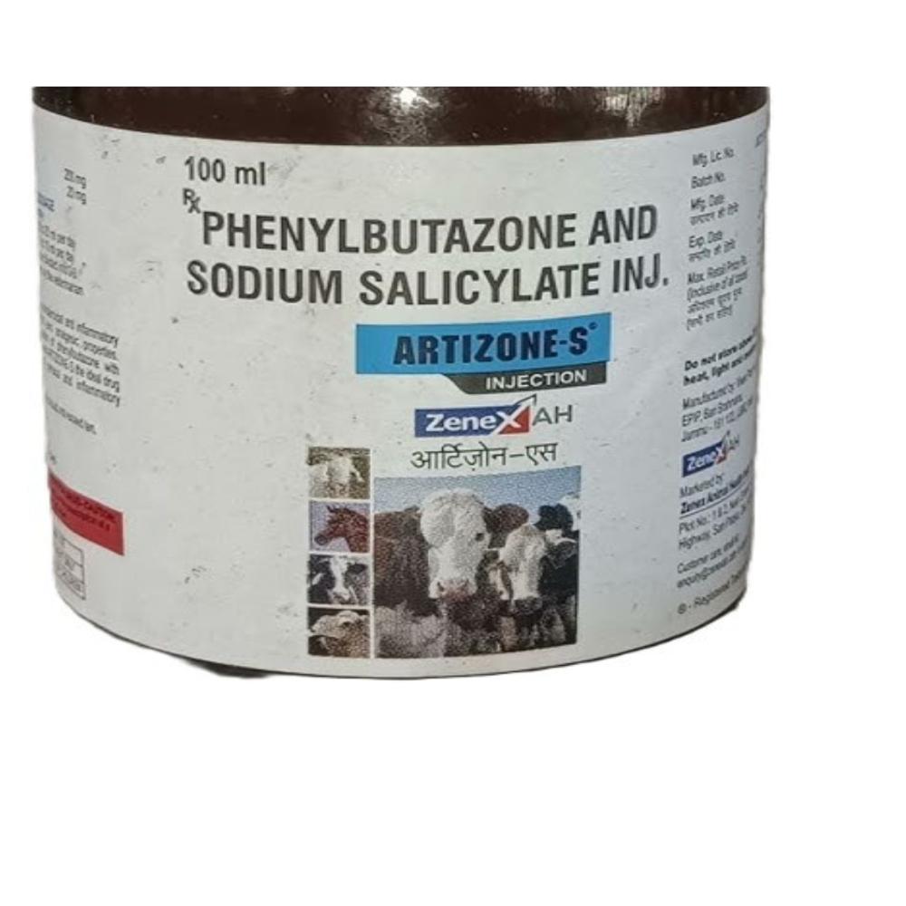 Artizone-S Phenylbutazone and Sodium Salicylate 100ml Injection