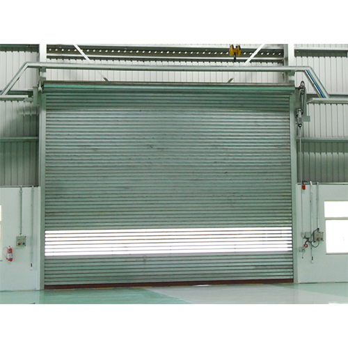 Automatic Galvanized Insulated Rolling Shutter - Color: Silver