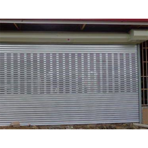 Automatic Mild Steel Rolling Shutter - Color: Silver