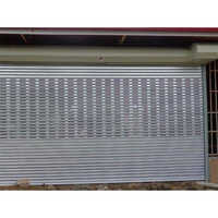 Automatic Mild Steel Rolling Shutter - Color: Silver