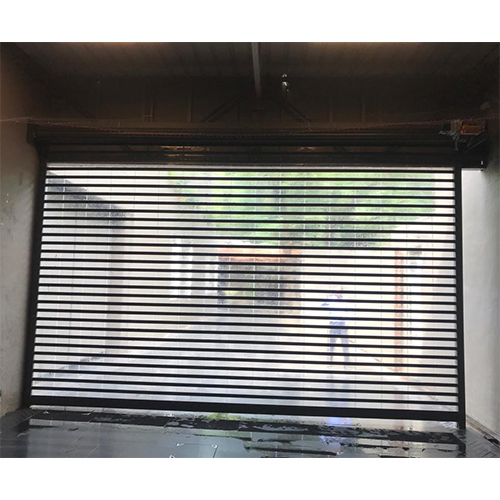 Automatic Polycarbonate Rolling Shutter - Color: White