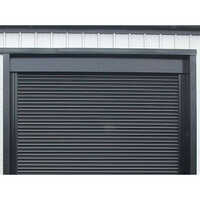 Automatic Stainless Steel Rolling Shutter - Color: Silver