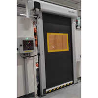 Automatic Sectional Apex High Speed Roll-up Door - Coating Type: Powder Coated