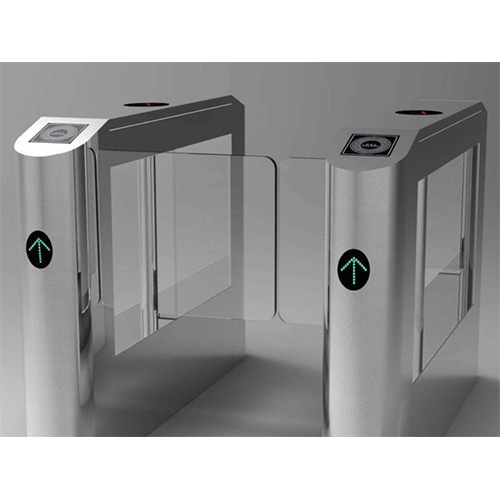 Automatic Slim Swing Turnstile - Color: Silver