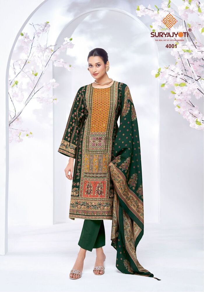 SuryaJyoti Kanchan Vol-04  Dress Material