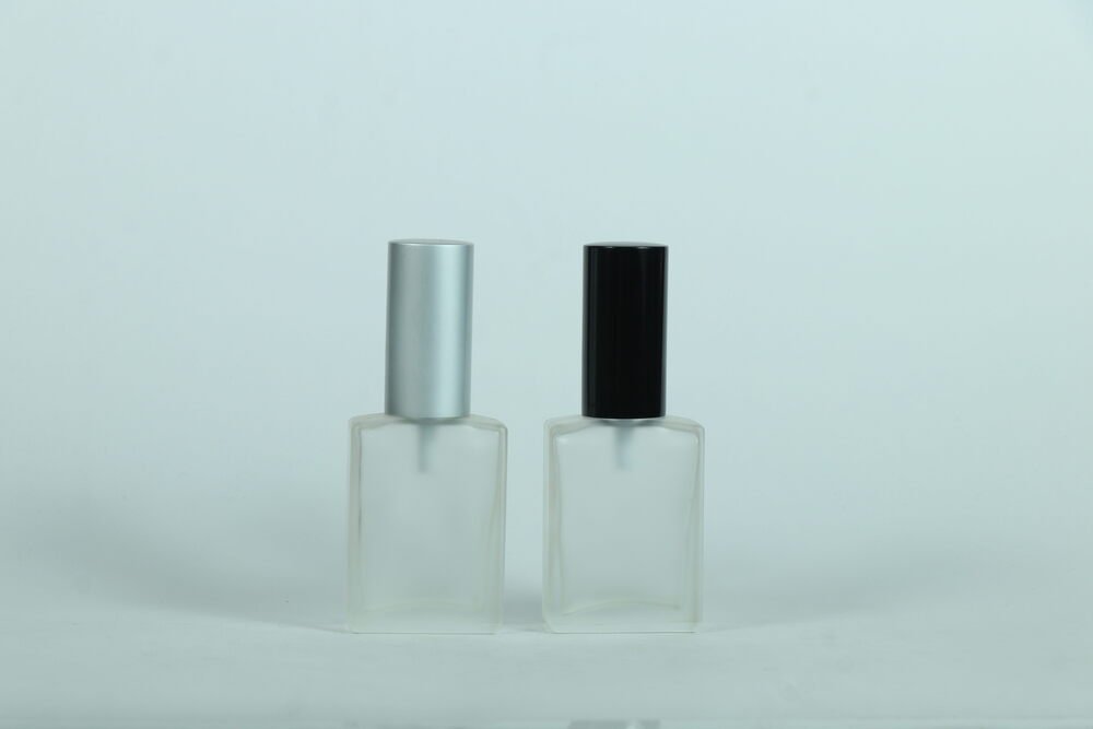 30ML CLEAR FROSTED RECTANGLE FROSTED GLASS BOTTLE