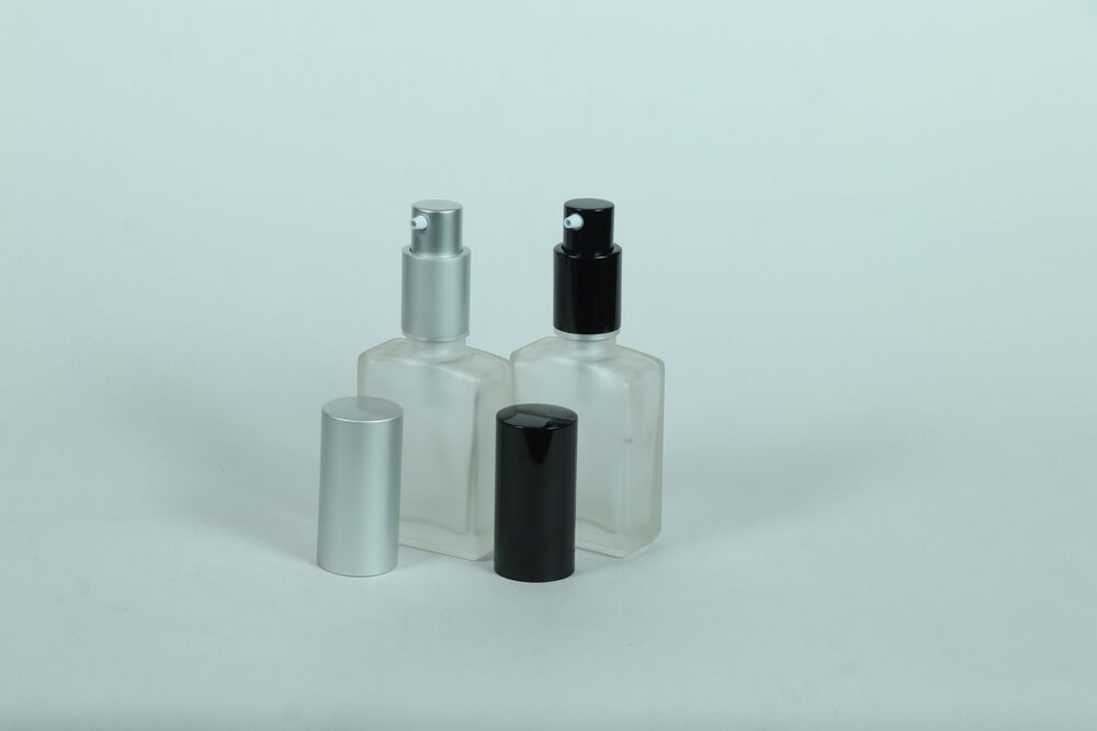 30ML CLEAR FROSTED RECTANGLE FROSTED BOTTLE