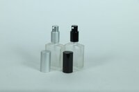 30ML CLEAR FROSTED RECTANGLE FROSTED BOTTLE