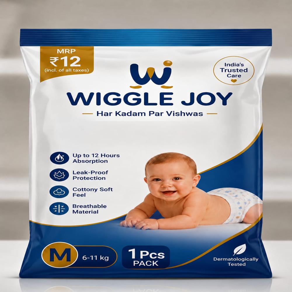 Amma Wonder Baby Pants 4Pcs Diaper - Color: White