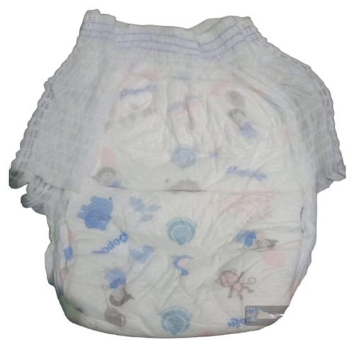 Three Layer Baby Tape Diaper - Color: White