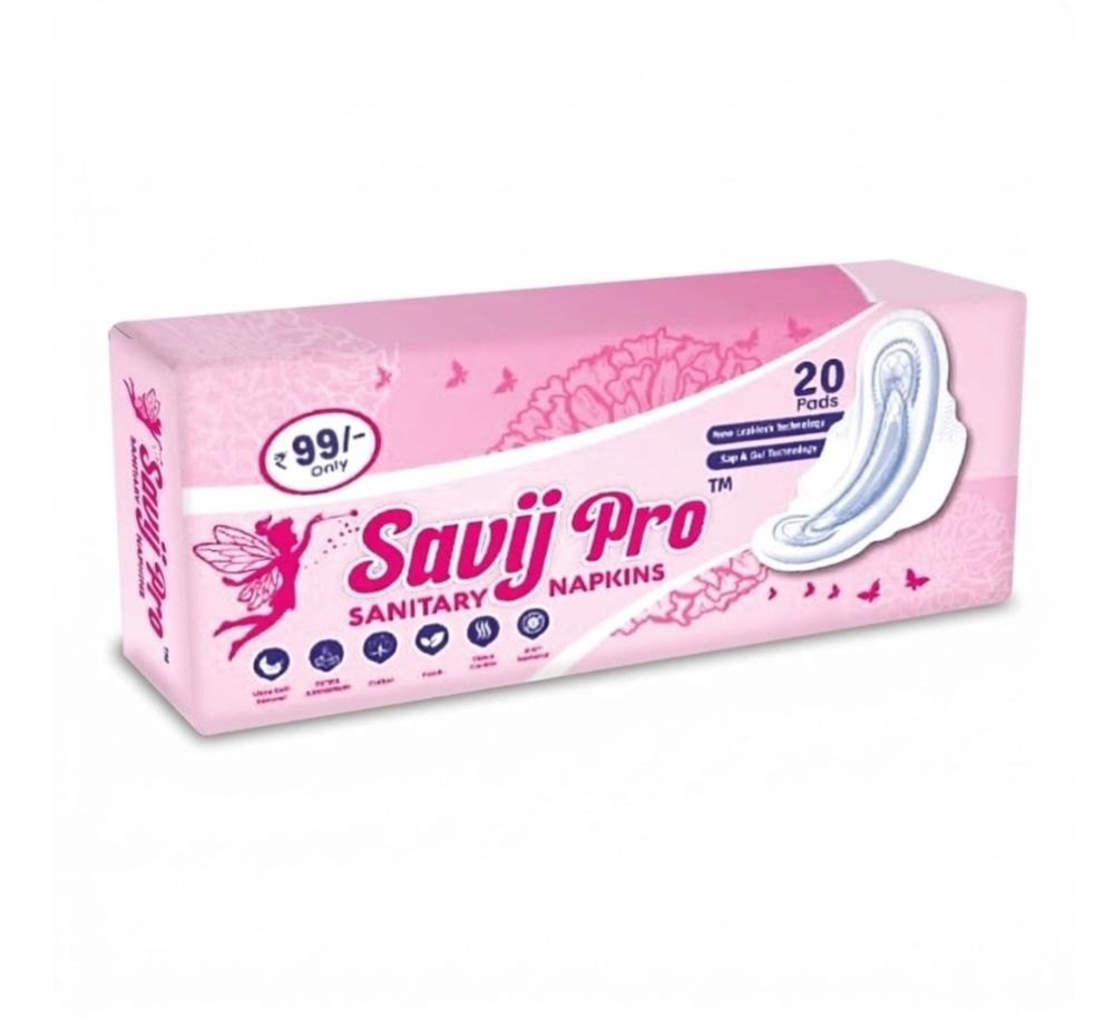 Suraksha Pro Napkins 20 Pads - Color: White