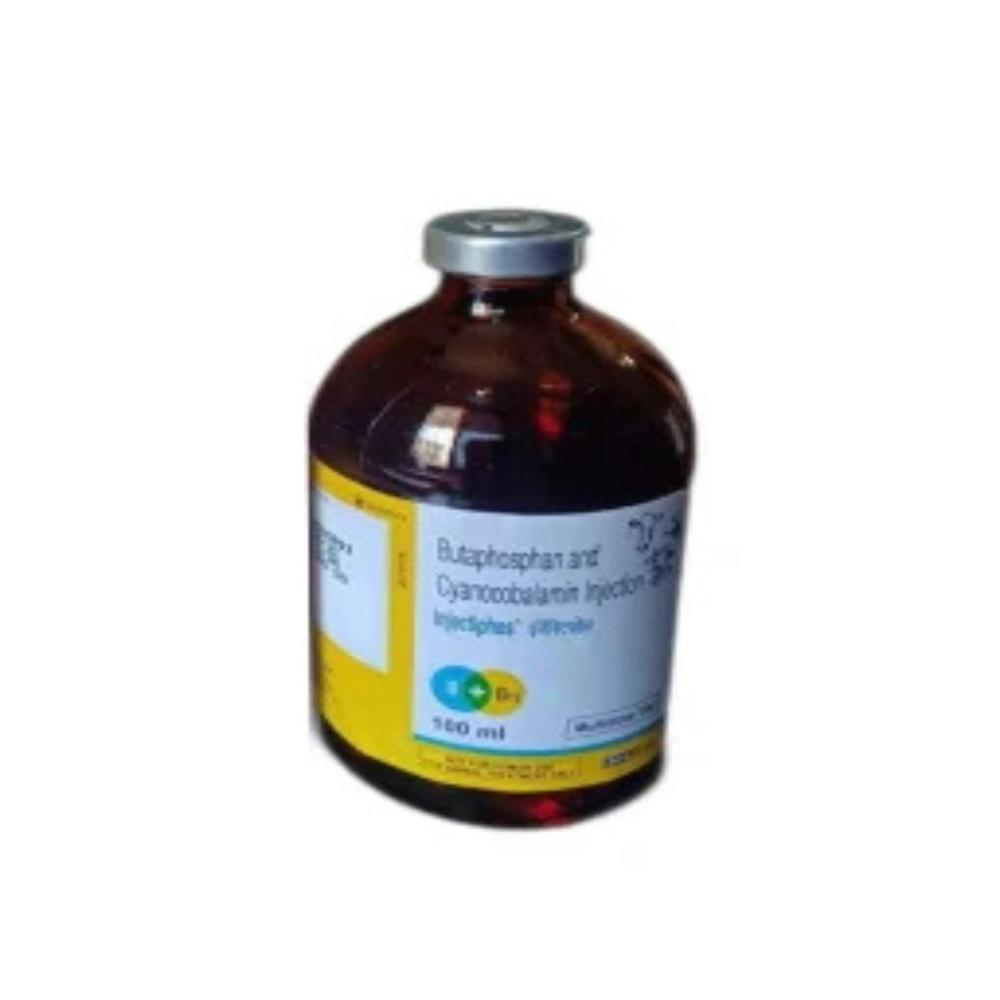 Injectiphos Butaphosphan and Cyanocobalamin 100ml Injection