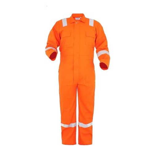 Cotton Boiler Suit With Reflective Tape