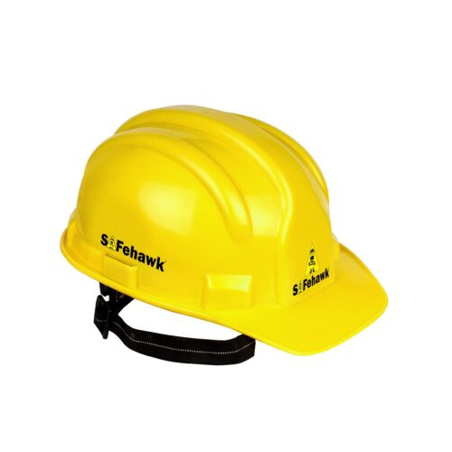 Yellow Color Helmet with Ratchet
