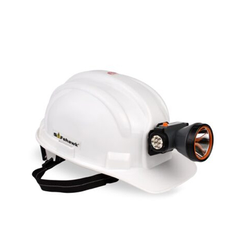 Safety Helmet Ratchet Adjustment with Torch