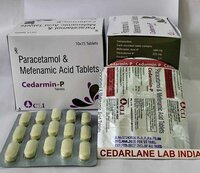 CEDARMIN-P TABLET 10*15 ( PARACETAMOL& MEFENAMIC  ACID TABLETS )
