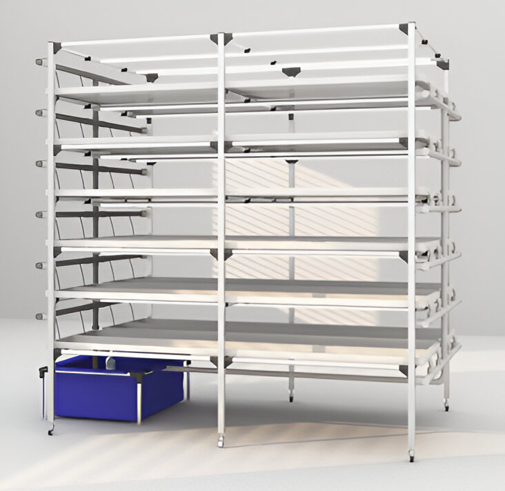 Microgreen Growing Chamber | Automated Indoor Microgreens Cultivation Unit