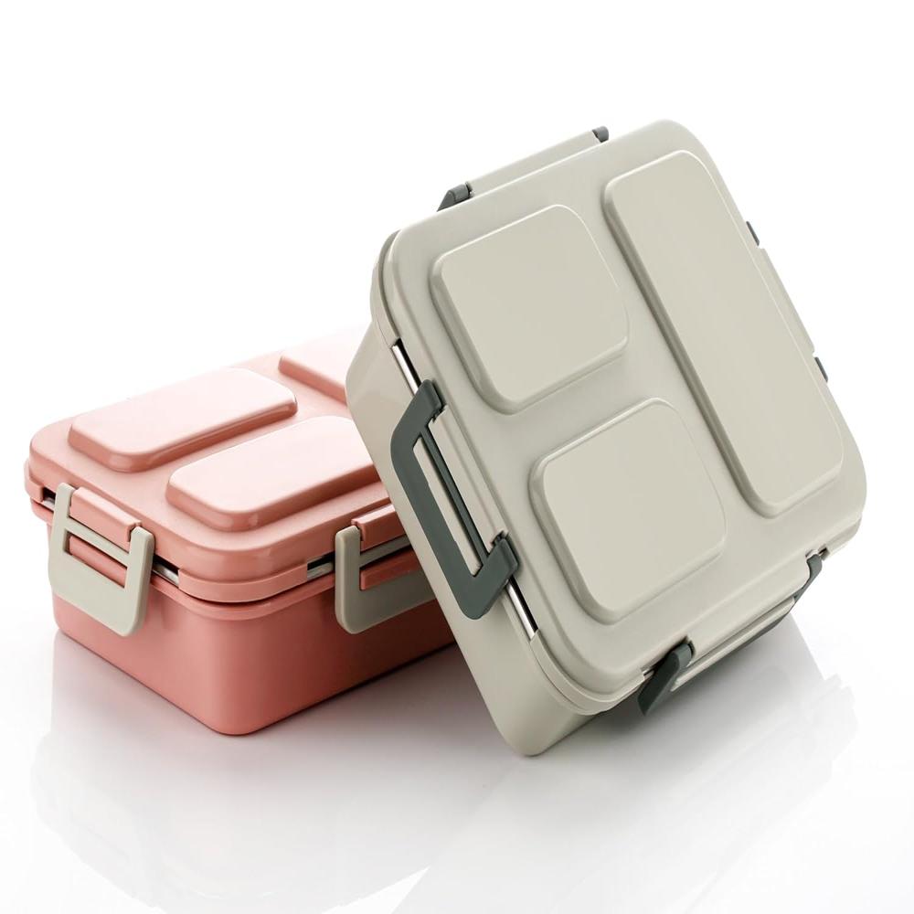 Erigo  3 Compartment Lunch Box - Color: Multi Color