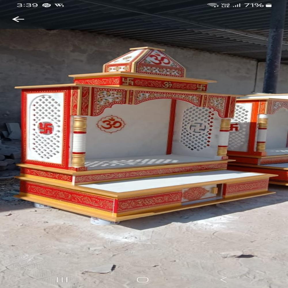 Polished Marble Decorative Temple