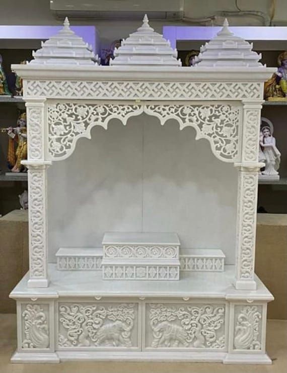 Makrana white marble Jali mandir