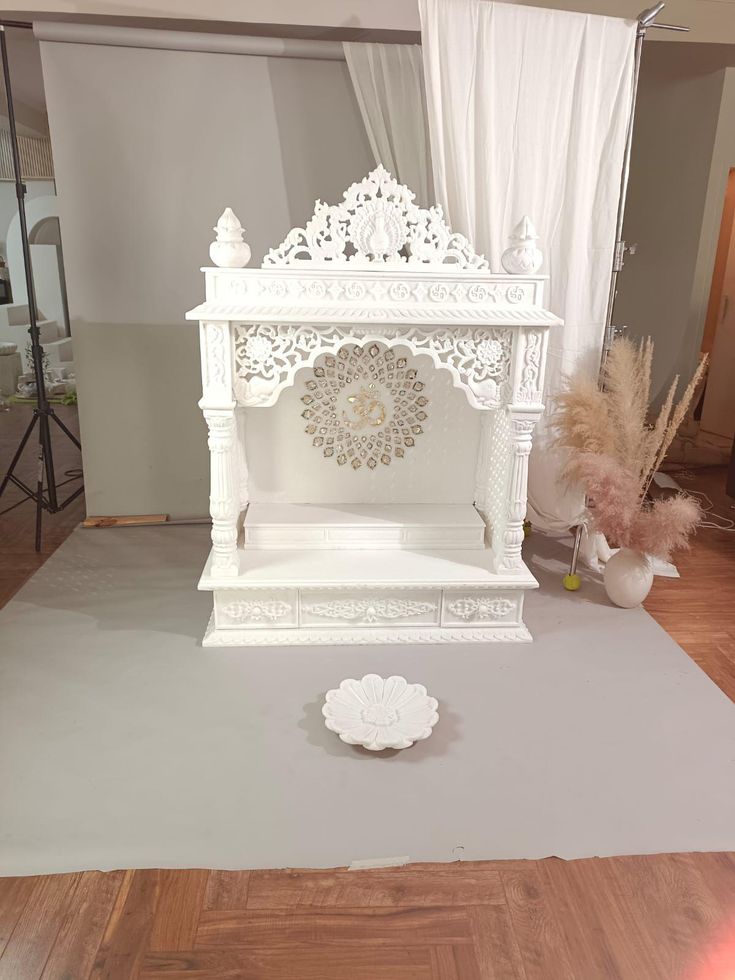 Makrana white marble Jali mandir