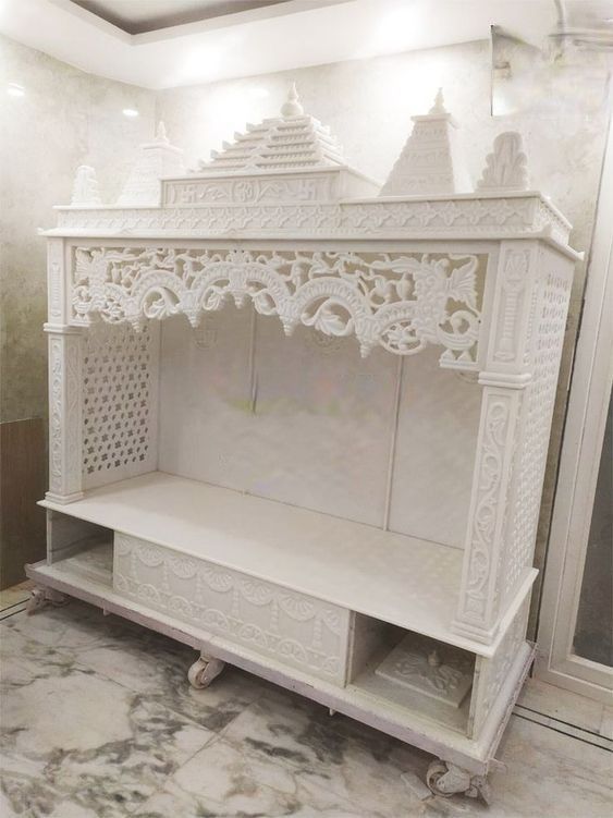 Makrana white marble Jali mandir