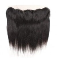 Natural Black 13x4 Brazilian Hair Lace Frontal, 100% Unprocessed Virgin Human Hair, 18 Inch