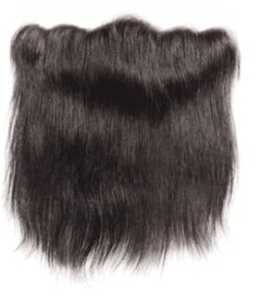Natural Black 13x4 Brazilian Hair Lace Frontal, 100% Unprocessed Virgin Human Hair, 18 Inch