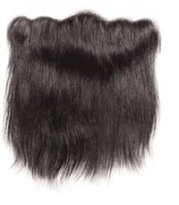Natural Black 13x4 Brazilian Hair Lace Frontal, 100% Unprocessed Virgin Human Hair, 18 Inch