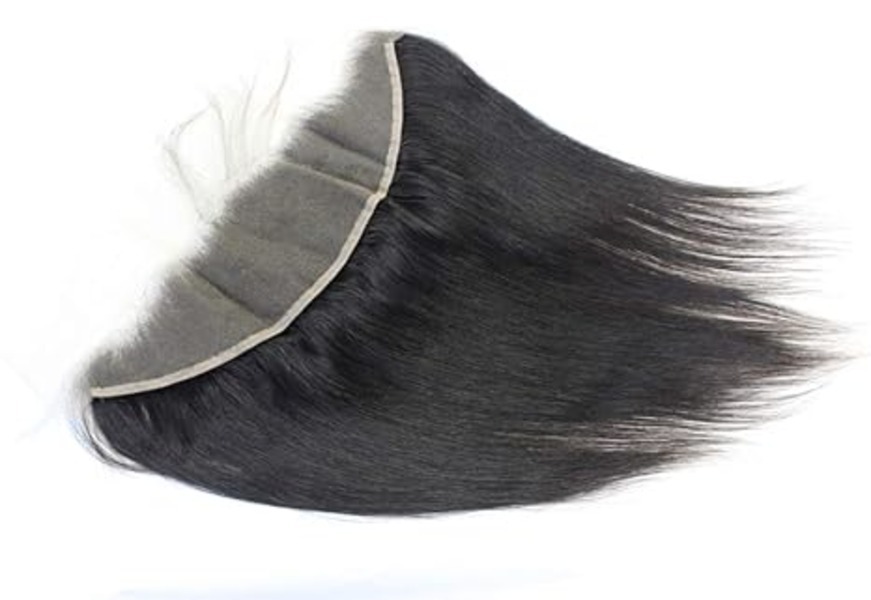Full Lace Frontals Human Hair Pieces 16 Inch 13X4 Ear To Ear Transparent Lace Frontal Closure