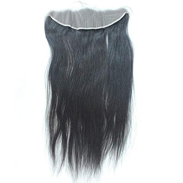 Full Lace Frontals Human Hair Pieces 16 Inch 13X4 Ear To Ear Transparent Lace Frontal Closure