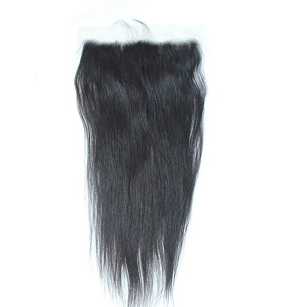 Full Lace Frontals Human Hair Pieces 16 Inch 13X4 Ear To Ear Transparent Lace Frontal Closure