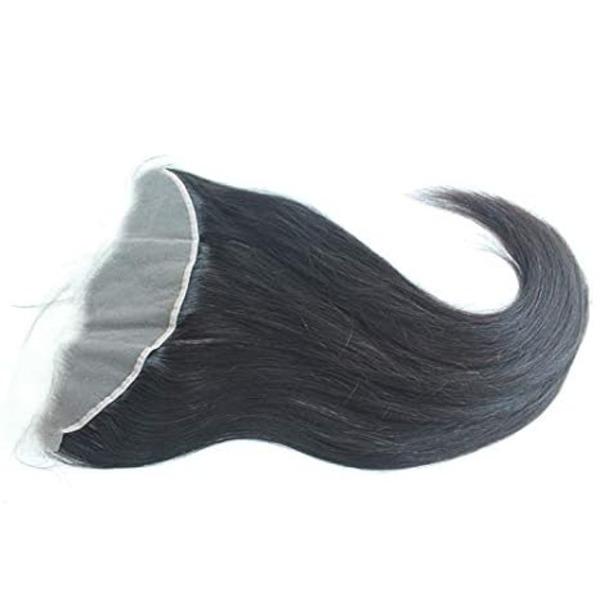 Full Lace Frontals Human Hair Pieces 16 Inch 13X4 Ear To Ear Transparent Lace Frontal Closure