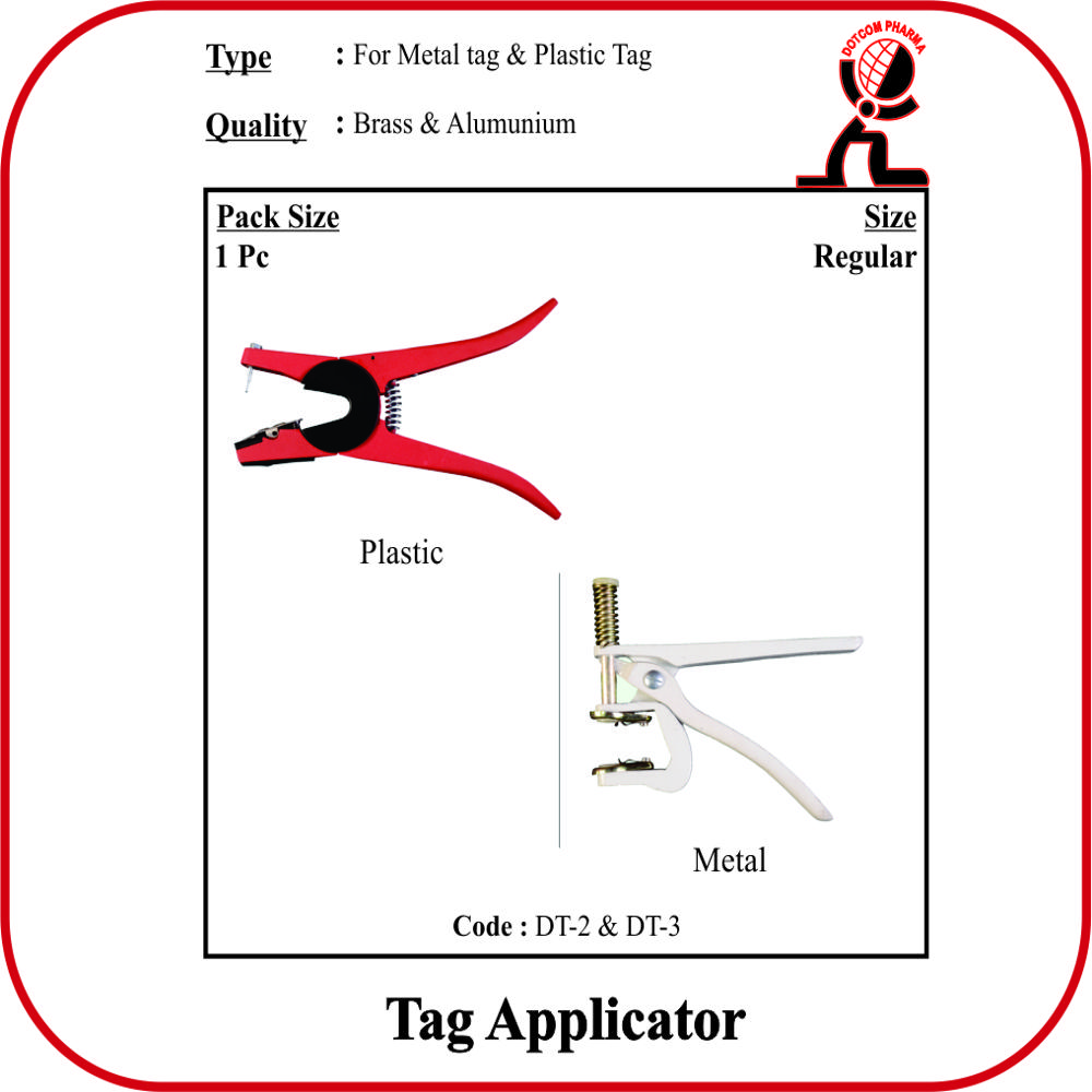 Tag Applicator For M Type - Application: Veterinary Purpose