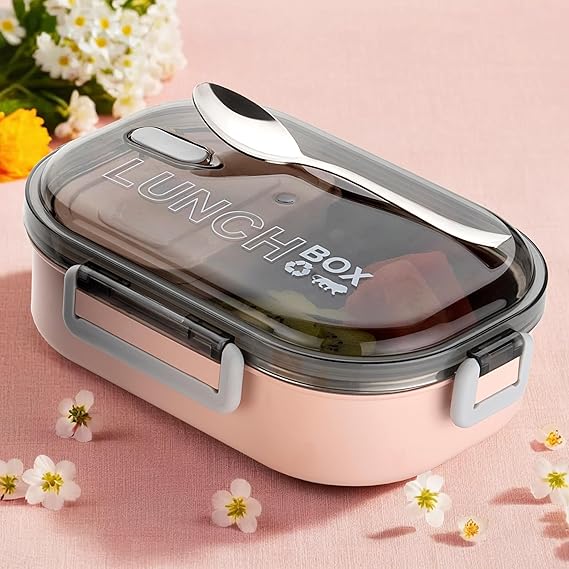 School Time Lunch Box - Color: Pink