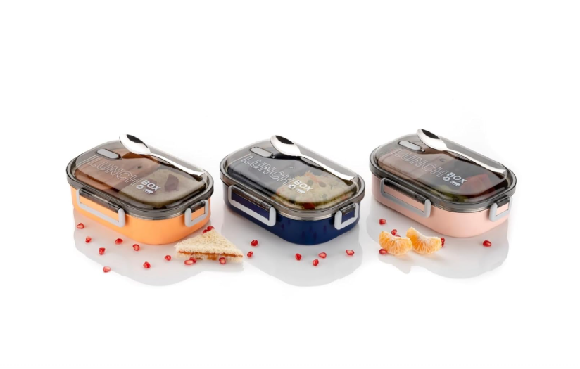 School Time Lunch Box - Color: Pink