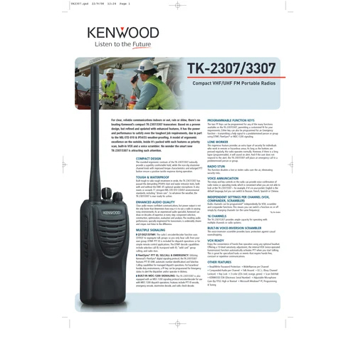 Kenwood Wal kie Tal kies