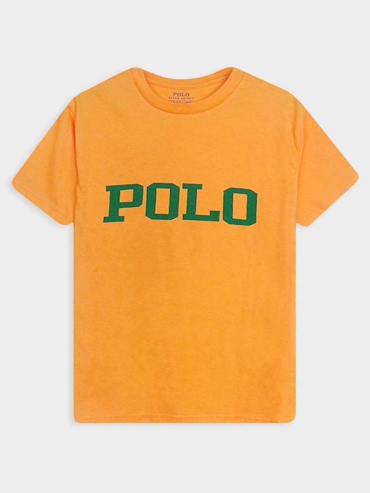 Boys Printed Yellow T-Shirt