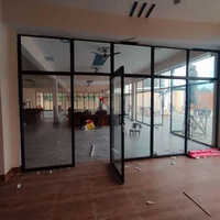 10ft Aluminum Glass Office Partition