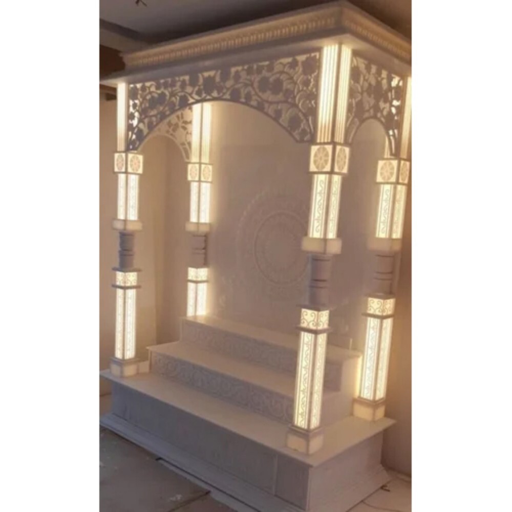 Decorative Acrylic Temple - Color: White