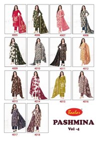 Baalar Pashmina Vol-04  Dress Material