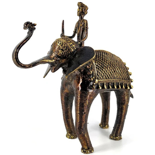 Brass Sculpture Of Elephant - Design: Attractive