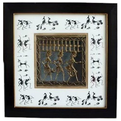 Traditional Dhokra Art Frame - Design: Attractive